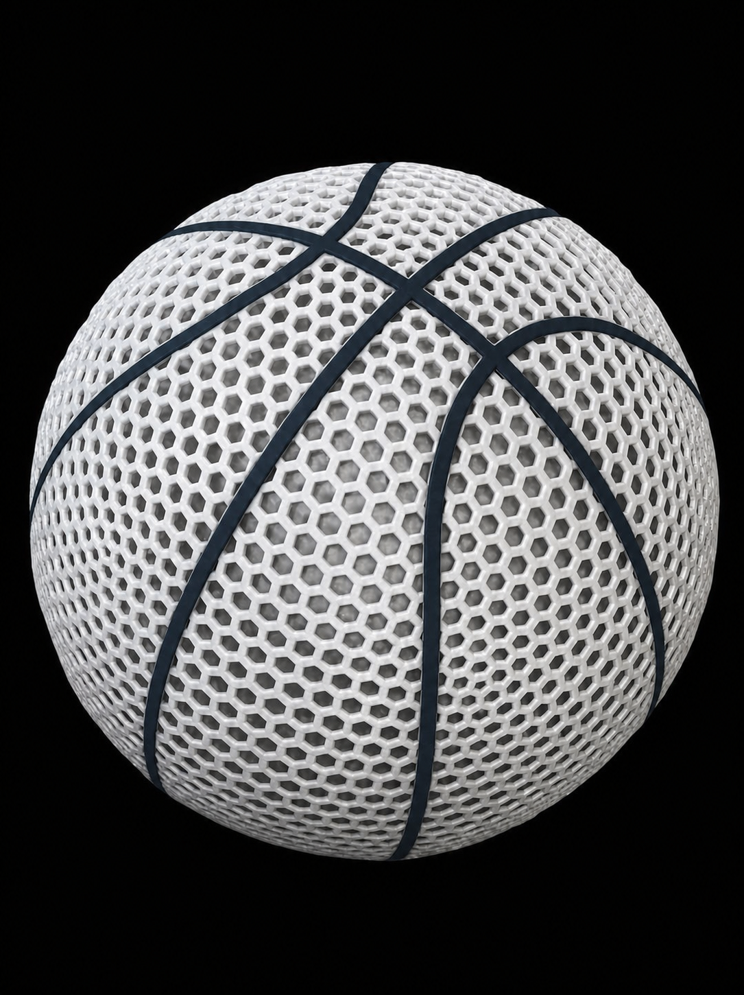 Ace Airless Multi-Colored Basketball
