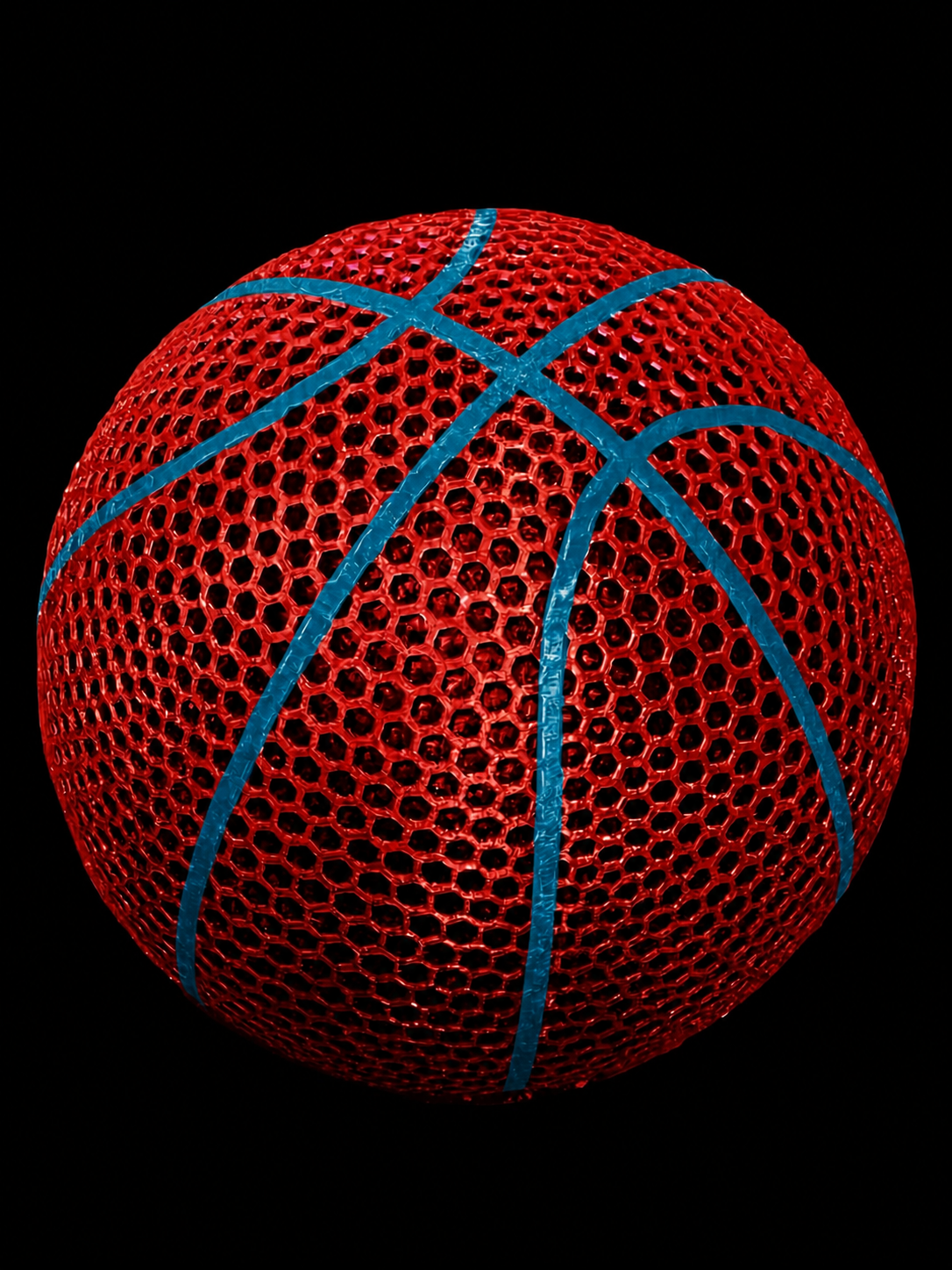 Ace Airless Multi-Colored Basketball