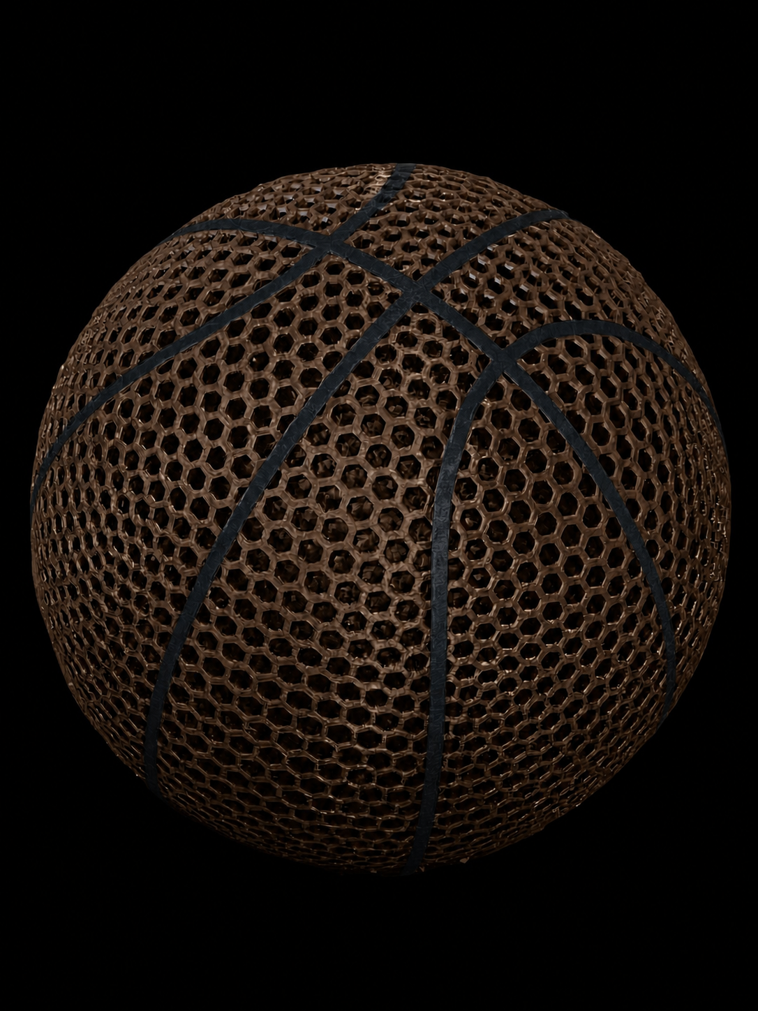 Ace Airless Multi-Colored Basketball