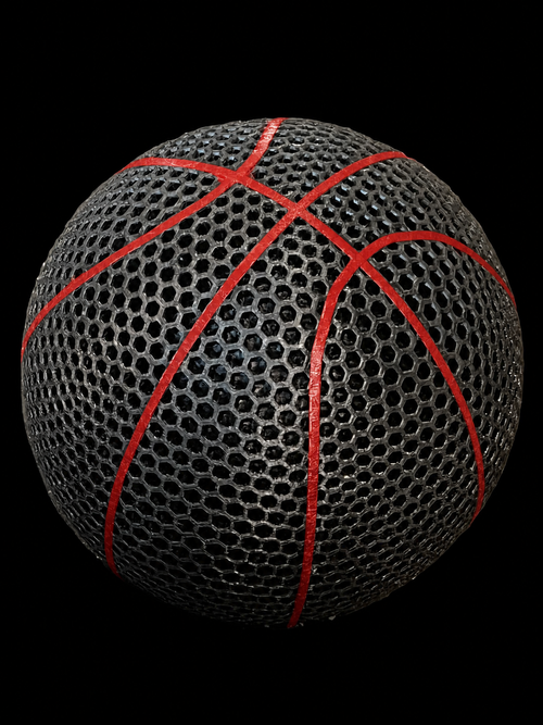 Ace Airless Multi-Colored Basketball