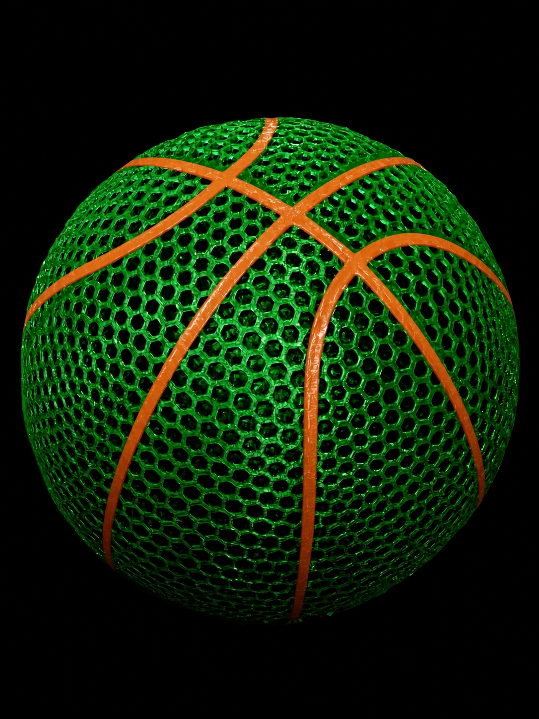 Ace Airless Multi-Colored Basketball