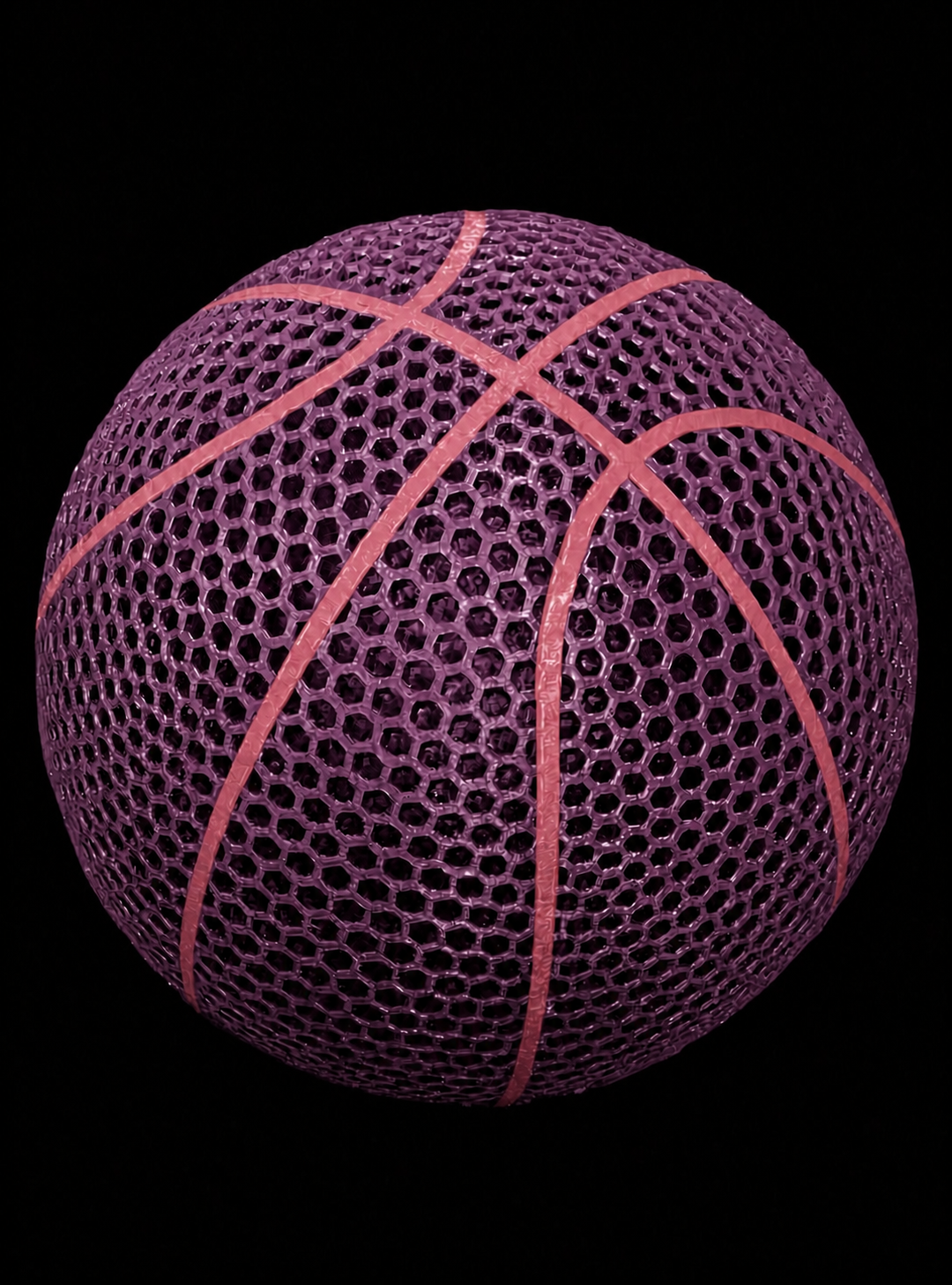 Ace Airless Multi-Colored Basketball